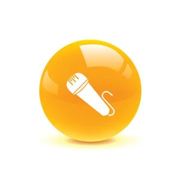 Microphone icon web Stock Illustration