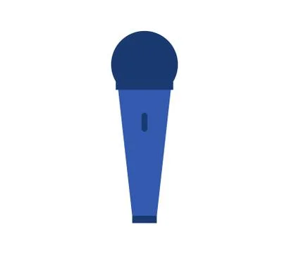 Microphone icon on white background Stock Illustration