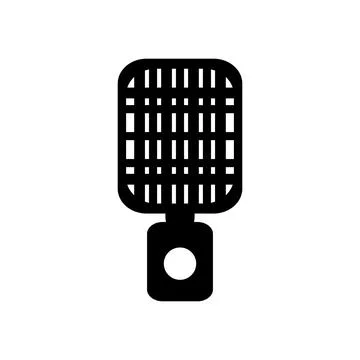 Microphone icon on white. Stock Illustration