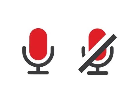 Microphone icons Stock Illustration