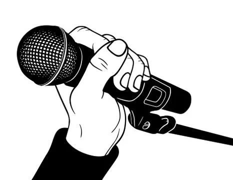 Microphone Ilustración de archivo