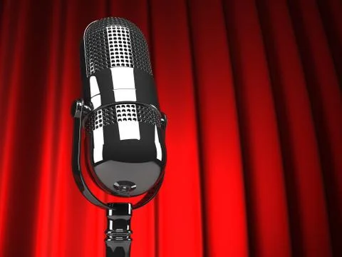 Microphone Stock Illustration