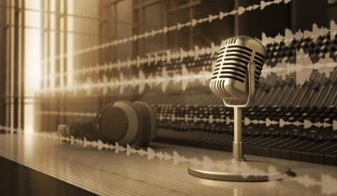Microphone Stock Illustration