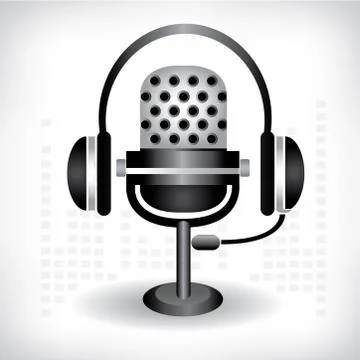 Microphone Stock Illustration