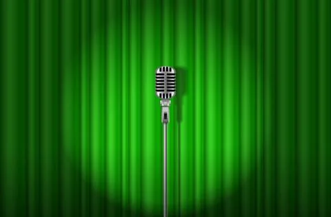 Microphone Stock Illustration