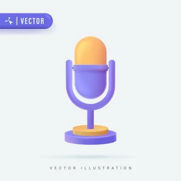 Microphone Stock Illustration