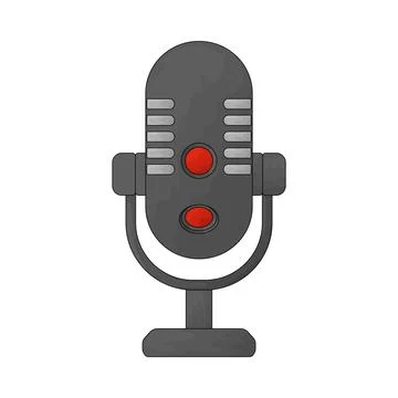 Microphone illustration Illustrazione stock