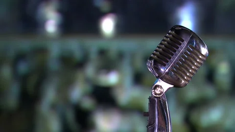 Microphone image Stock Footage 166863078