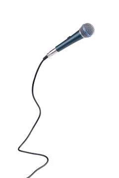 Microphone isolated Stock Photos
