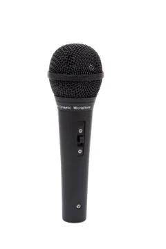 Microphone for karaoke Stock Photos