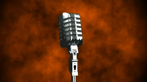 Microphone Loopable HD1080 Stockbeeldmateriaal 459494