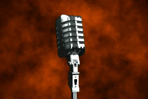 Microphone Loopable NTSC Stock-Footage 459495