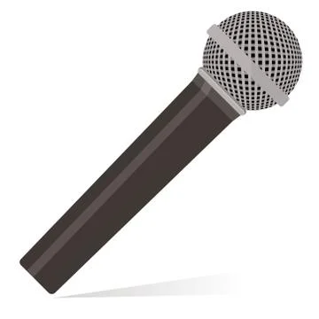 Microphone modern without cable, vector illustration Stock Illustration