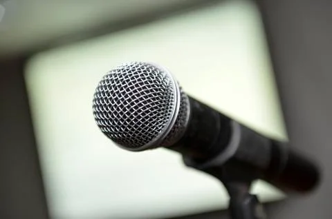 Microphone Foto stock