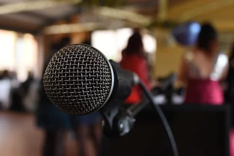 Microphone Foto stock