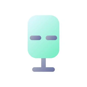 Microphone pixel perfect flat gradient color ui icon イラスト素材
