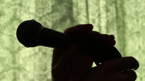 Microphone on a rack 動画素材 61694844