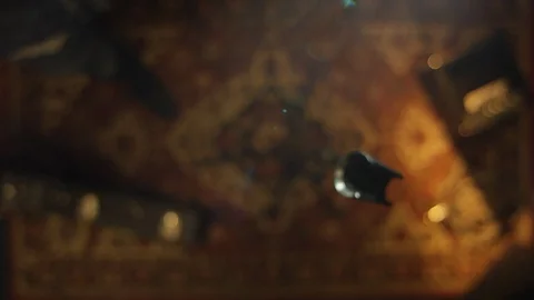 Microphone on the rack Stock Footage 114830882