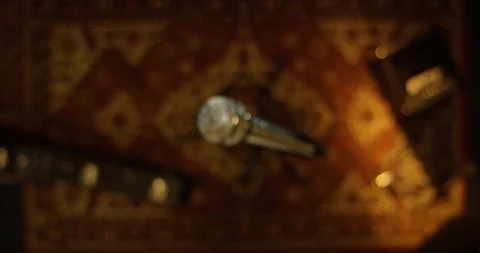 Microphone on the rack 動画素材 114837447