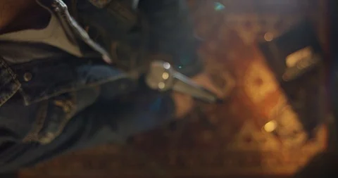 Microphone on the rack 動画素材 114837474