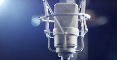 Microphone on the rack 動画素材 114919530