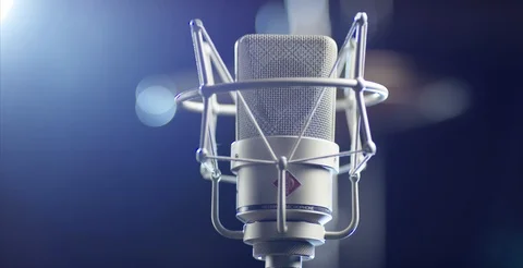 Microphone on the rack 動画素材 114926383