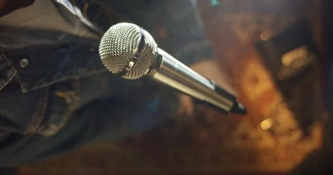 Microphone on the rack Vidéo 114929033