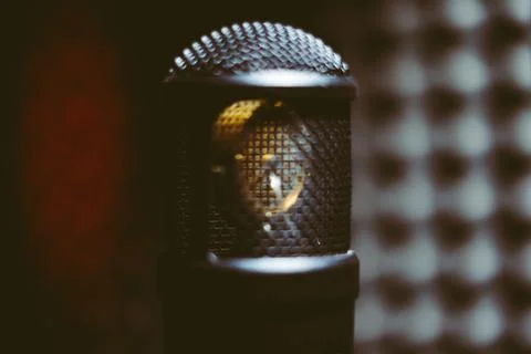 Microphone in the recording studio Photos