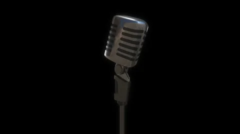 Microphone rotation Stock Footage 24361658