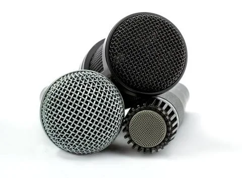 Microphone set 스톡 사진