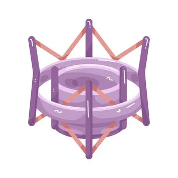 Microphone shock mount Stock Illustration