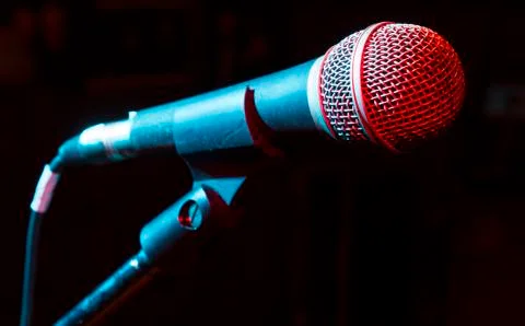 Microphone for sing Stock-Fotos