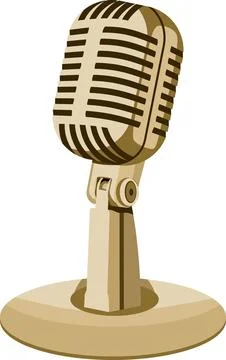 Microphone Sound Equipment Vector Stock Illustration