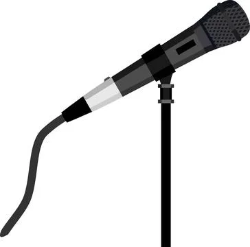 Microphone Sound Equipment Vector Stock Illustration