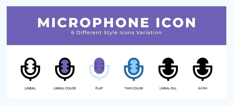 Microphone symbol. logo. icon vector illustration. Stock Illustration