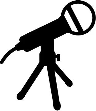 Microphone for table Stock Illustration