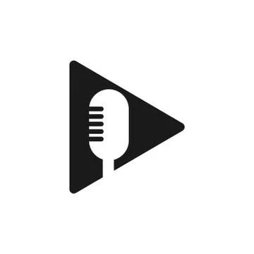 Microphone vector design illustration Illustrazione stock