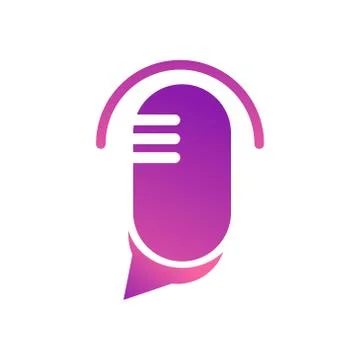 Microphone vector design template illustration Stock Illustration