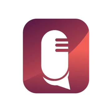 Microphone vector design template illustration Stock-Illustration