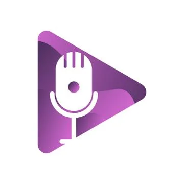 Microphone vector design template illustration Illustration