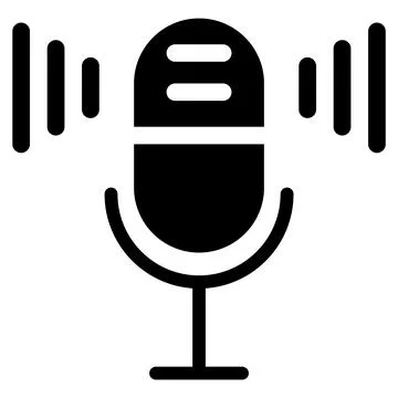 Microphone Vector Icon Design Illustration Stock Illustration