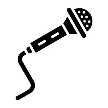 Microphone Vector Icon Design Illustration Stock Illustration