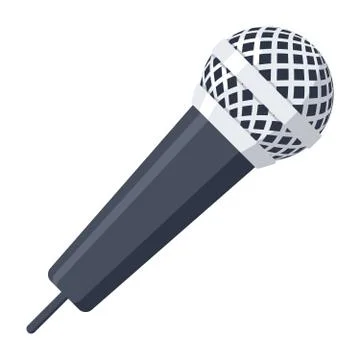 Microphone Vector Icon Stock Illustration