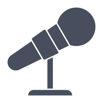 Microphone Vector Icon Stock Illustration