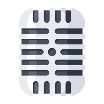 Microphone Vector Icon Stock Illustration