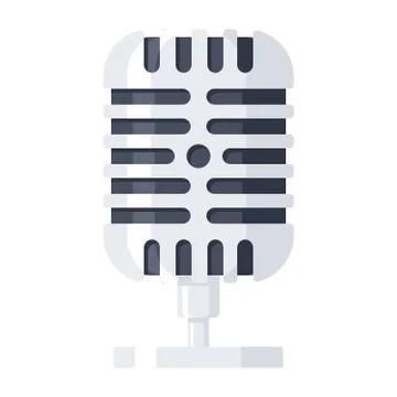 Microphone Vector Icon Stock Illustration