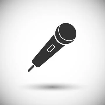Microphone vector icon Stock-Illustration