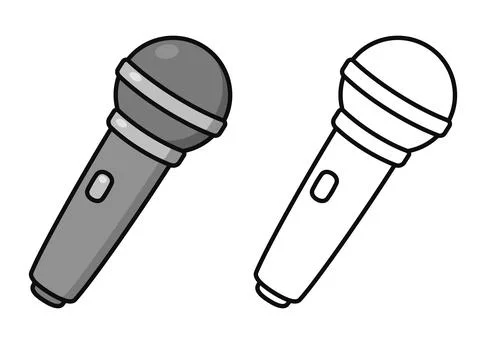 Microphone vector icon Stock-Illustration