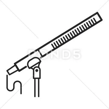 Microphone vector icon illustration Stock Illustration