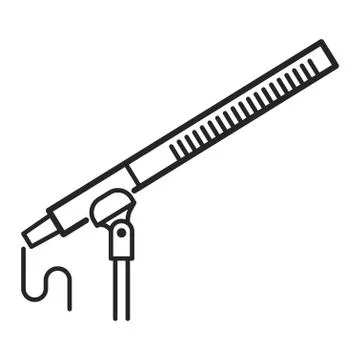 Microphone vector icon illustration Stock Illustration
